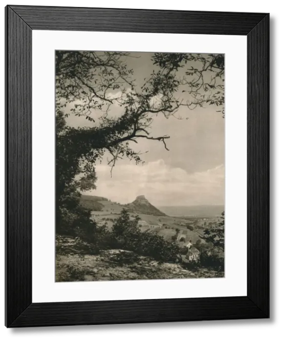 Framed Print : View of the Hohenkrahen from the slopes of the Hotentwiel, 1931. Artist: Kurt Hielscher