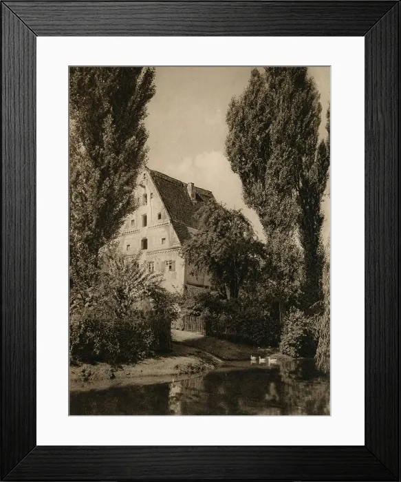 Framed Print : In Donauworth, 1931. Artist: Kurt Hielscher Framed Print : In Donauworth, 1931. Artist: Kurt Hielscher