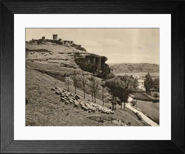 Framed Print : Kallmunz Castle near Regensburg, 1931. Artist: Kurt Hielscher Framed Print : Kallmunz Castle near Regensburg, 1931. Artist: Kurt Hielscher
