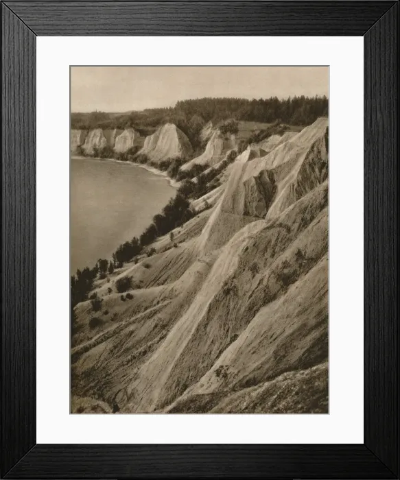 Framed Print : Erosions on the Inn near Wasserburg, 1931. Artist: Kurt Hielscher Framed Print : Erosions on the Inn near Wasserburg, 1931. Artist: Kurt Hielscher