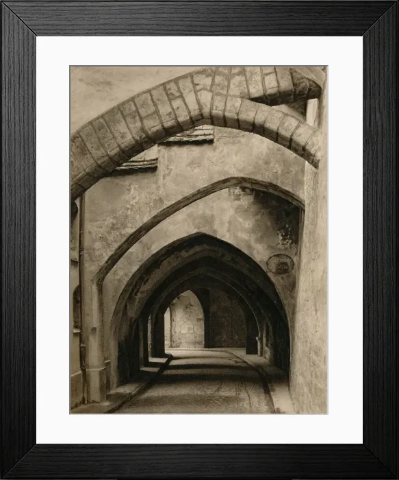 Framed Print : At Passau, 1931. Artist: Kurt Hielscher Framed Print : At Passau, 1931. Artist: Kurt Hielscher