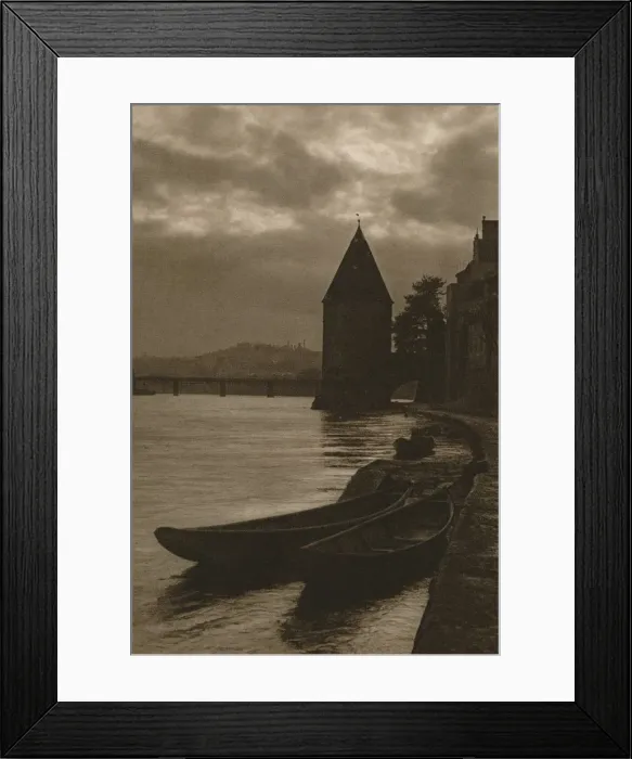 Framed Print : At Passau, 1931. Artist: Kurt Hielscher Framed Print : At Passau, 1931. Artist: Kurt Hielscher