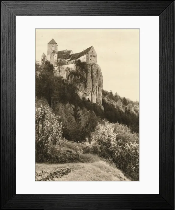 Framed Print : Prunn Castle in the Altmuhl Valley, 1931. Artist: Kurt Hielscher Framed Print : Prunn Castle in the Altmuhl Valley, 1931. Artist: Kurt Hielscher