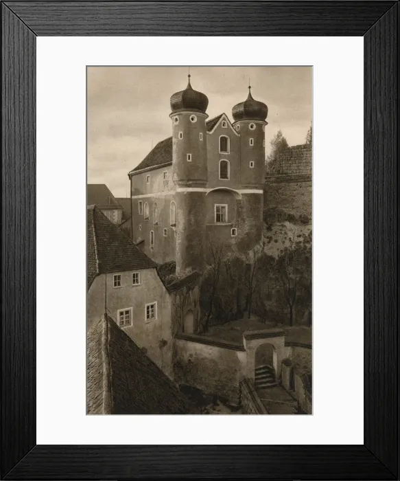 Framed Print : Schloss Parsberg, 1931. Artist: Kurt Hielscher Framed Print : Schloss Parsberg, 1931. Artist: Kurt Hielscher