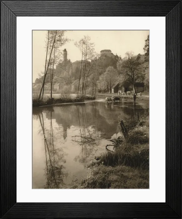 Framed Print : Veldenstein Castle on the Pegnitz, 1931. Artist: Kurt Hielscher Framed Print : Veldenstein Castle on the Pegnitz, 1931. Artist: Kurt Hielscher