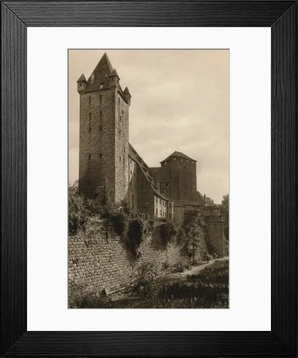 Framed Print : Nuremberg - The Castle, 1931. Artist: Kurt Hielscher Framed Print : Nuremberg - The Castle, 1931. Artist: Kurt Hielscher