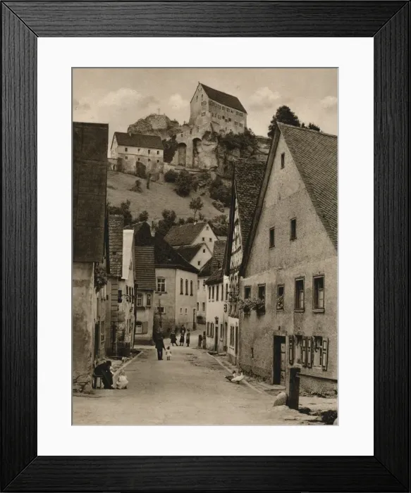 Framed Print : Pottenstein (Frankische Schweiz), 1931. Artist: Kurt Hielscher Framed Print : Pottenstein (Frankische Schweiz), 1931. Artist: Kurt Hielscher