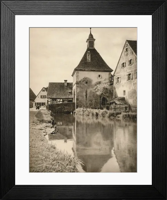 Framed Print : Merkendorf, 1931. Artist: Kurt Hielscher Framed Print : Merkendorf, 1931. Artist: Kurt Hielscher