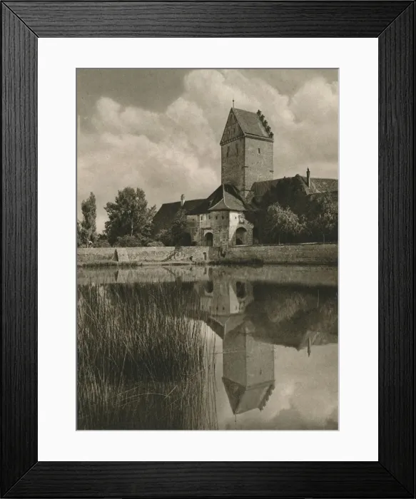 Framed Print : Dinkelsbuhl - Rothenburger Tor, 1931. Artist: Kurt Hielscher Framed Print : Dinkelsbuhl - Rothenburger Tor, 1931. Artist: Kurt Hielscher