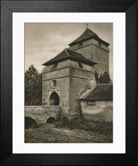 Framed Print : Nordlingen - Berger Tor, 1931. Artist: Kurt Hielscher Framed Print : Nordlingen - Berger Tor, 1931. Artist: Kurt Hielscher