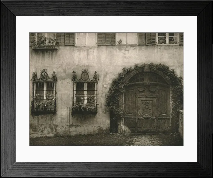Framed Print : At Dinkelsbuhl, 1931. Artist: Kurt Hielscher Framed Print : At Dinkelsbuhl, 1931. Artist: Kurt Hielscher