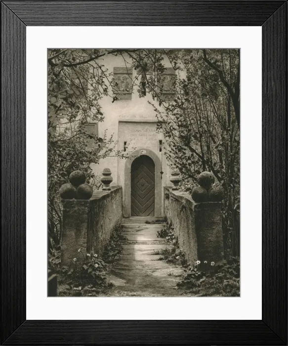 Framed Print : Rothenburg o. d. T. - Toppler Castle gate, 1931. Artist: Kurt Hielscher Framed Print : Rothenburg o. d. T. - Toppler Castle gate, 1931. Artist: Kurt Hielscher