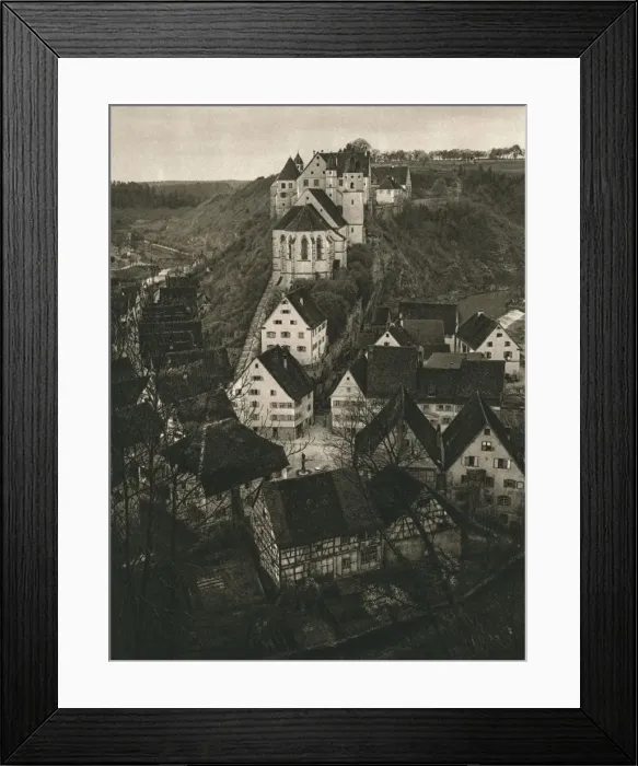 Framed Print : Haigerloch near Hechingen, 1931. Artist: Kurt Hielscher Framed Print : Haigerloch near Hechingen, 1931. Artist: Kurt Hielscher
