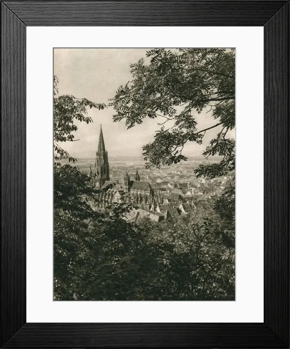 Framed Print : Freiburg I. Breisgau, 1931. Artist: Kurt Hielscher Framed Print : Freiburg I. Breisgau, 1931. Artist: Kurt Hielscher
