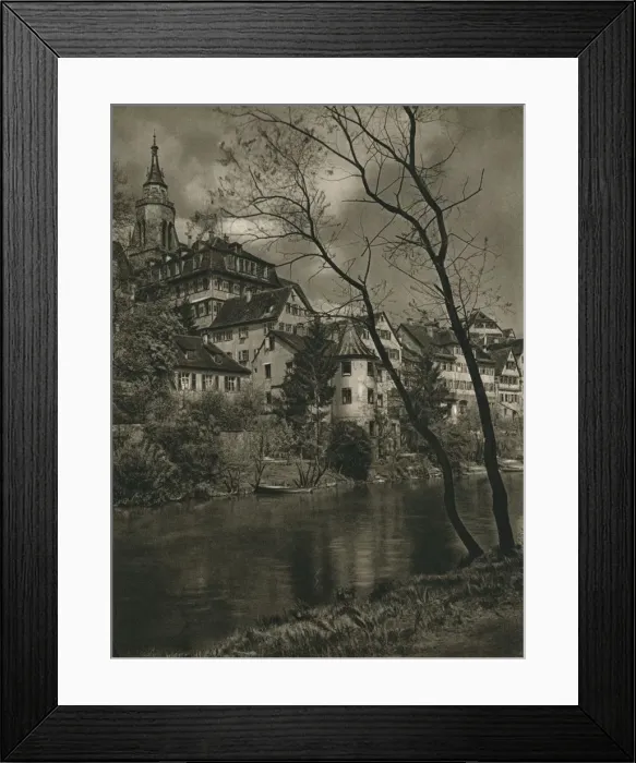 Framed Print : Tubingen, 1931. Artist: Kurt Hielscher Framed Print : Tubingen, 1931. Artist: Kurt Hielscher