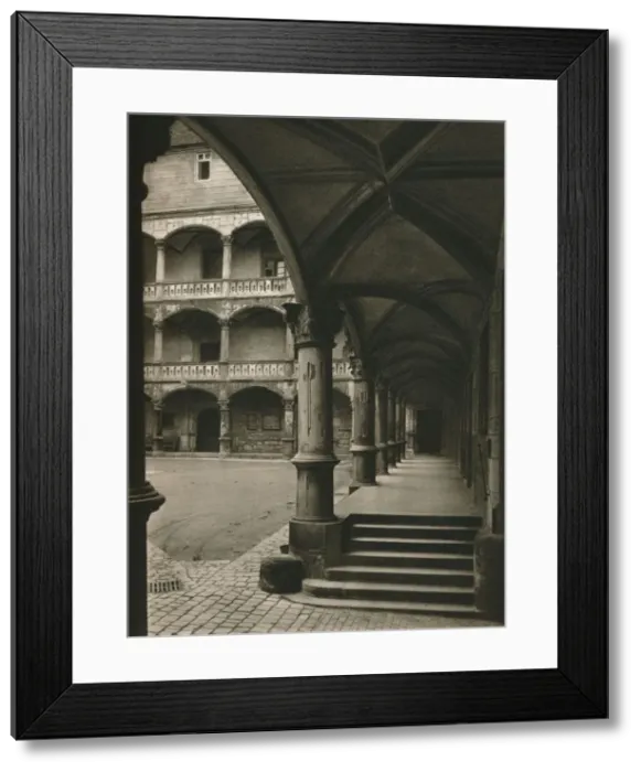 Framed Print : Stuttgart. In the yard of the old castle, 1931. Artist: Kurt Hielscher Framed Print : Stuttgart. In the yard of the old castle, 1931. Artist: Kurt Hielscher