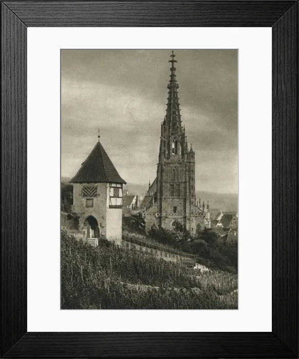 Framed Print : Eszlingen. Frauenkirche, 1931. Artist: Kurt Hielscher Framed Print : Eszlingen. Frauenkirche, 1931. Artist: Kurt Hielscher