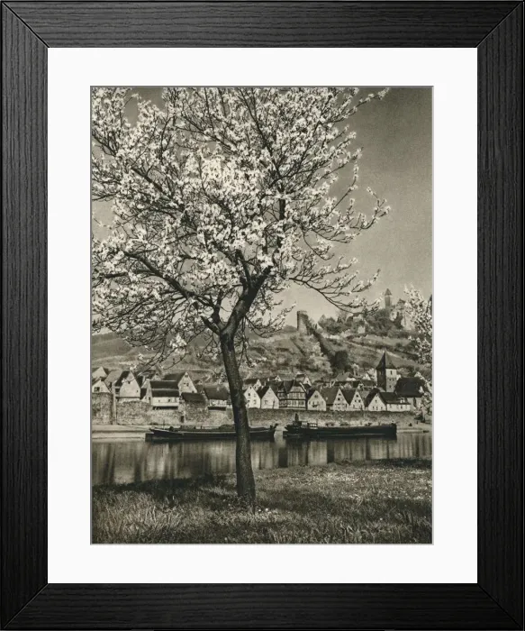 Framed Print : Hirschhorn a. Neckar, 1931. Artist: Kurt Hielscher Framed Print : Hirschhorn a. Neckar, 1931. Artist: Kurt Hielscher