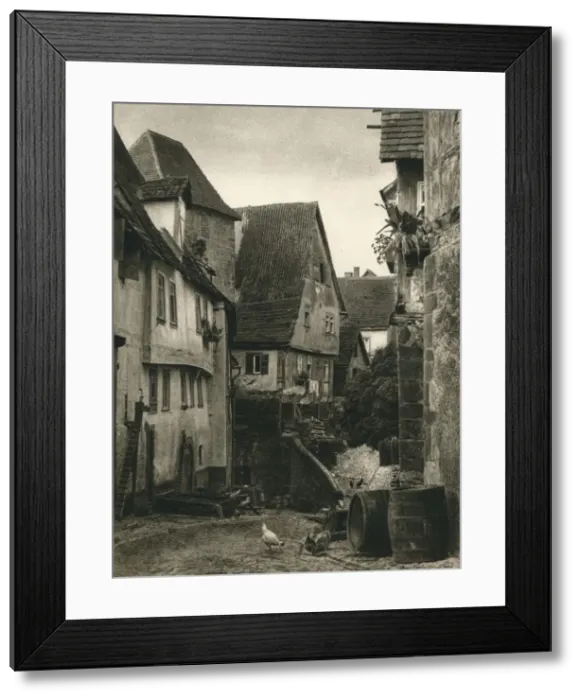 Framed Print : Wimpfen a. Neckar. On the Staufer Gate, 1931. Artist: Kurt Hielscher Framed Print : Wimpfen a. Neckar. On the Staufer Gate, 1931. Artist: Kurt Hielscher