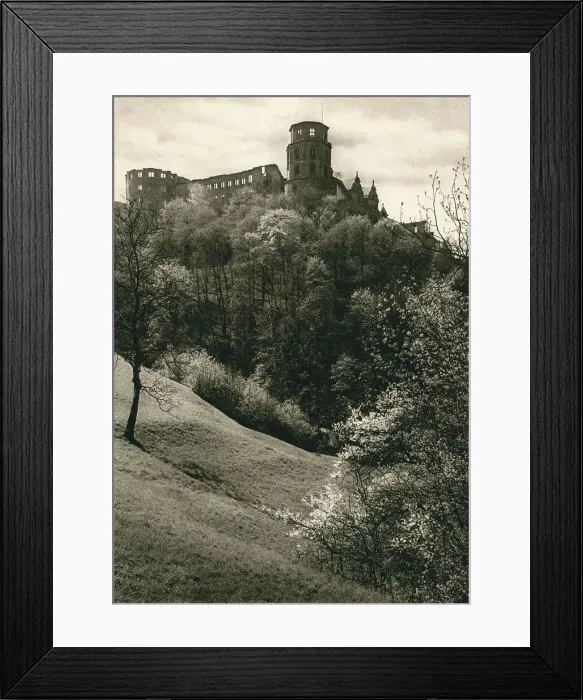 Framed Print : Heidelberg. Castle, 1931. Artist: Kurt Hielscher Framed Print : Heidelberg. Castle, 1931. Artist: Kurt Hielscher
