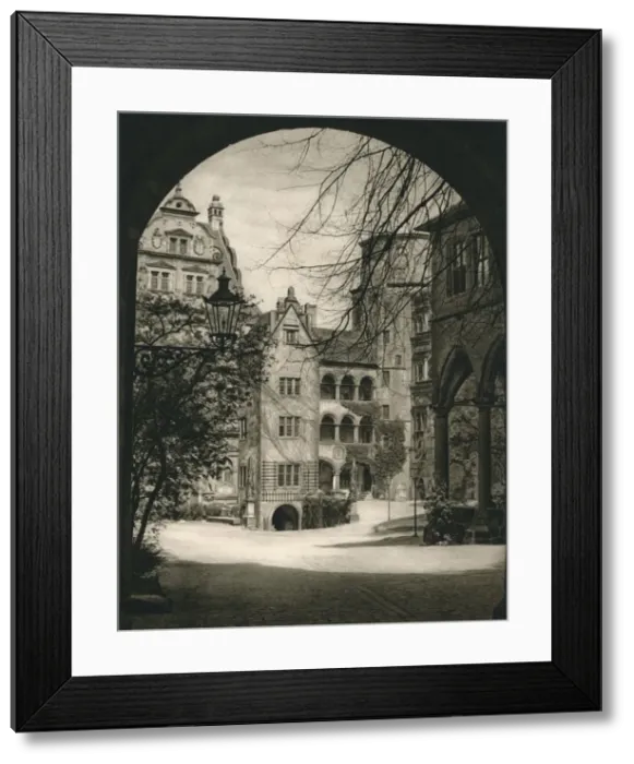 Framed Print : Heidelberg. Courtyard of the Castle, 1931. Artist: Kurt Hielscher Framed Print : Heidelberg. Courtyard of the Castle, 1931. Artist: Kurt Hielscher