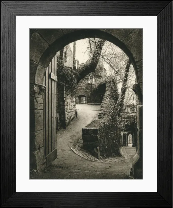Framed Print : Hohenbaden ruin, 1931. Artist: Kurt Hielscher Framed Print : Hohenbaden ruin, 1931. Artist: Kurt Hielscher