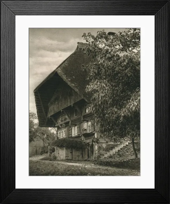 Framed Print : Gutachtal - Black Forest House, 1931. Artist: Kurt Hielscher Framed Print : Gutachtal - Black Forest House, 1931. Artist: Kurt Hielscher