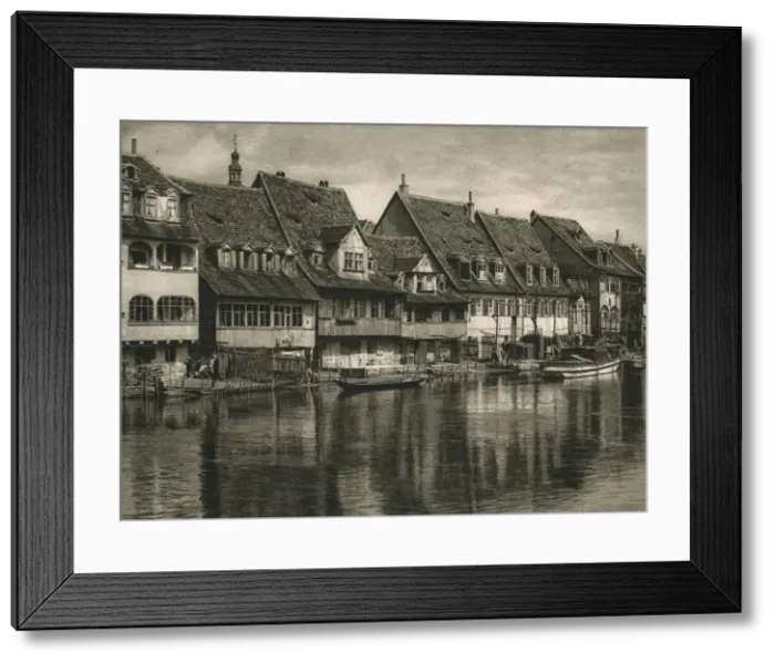 Framed Print : Bamberg - Little Venice, 1931. Artist: Kurt Hielscher Framed Print : Bamberg - Little Venice, 1931. Artist: Kurt Hielscher