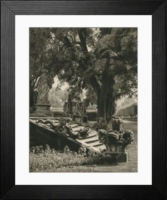 Framed Print : In the Veitshochheim Park, 1931. Artist: Kurt Hielscher Framed Print : In the Veitshochheim Park, 1931. Artist: Kurt Hielscher