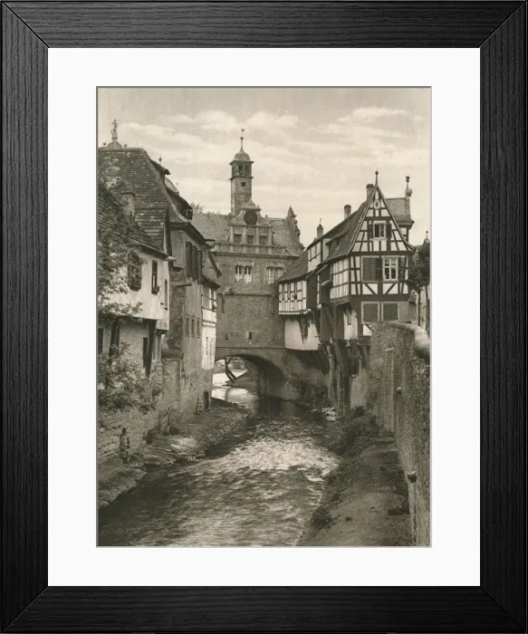 Framed Print : Marktbreit a. Main - Rathaus, 1931. Artist: Kurt Hielscher Framed Print : Marktbreit a. Main - Rathaus, 1931. Artist: Kurt Hielscher