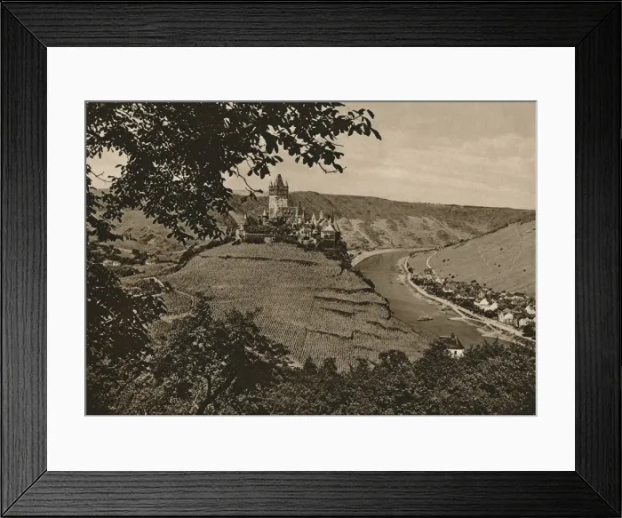 Framed Print : Cochem (Mosel), 1931. Artist: Kurt Hielscher Framed Print : Cochem (Mosel), 1931. Artist: Kurt Hielscher