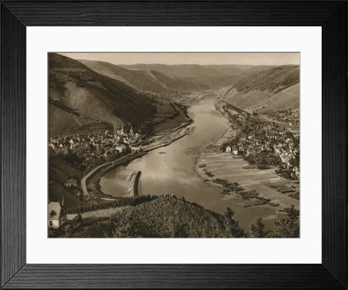 Framed Print : Mosel. Alf-Bullay, 1931. Artist: Kurt Hielscher Framed Print : Mosel. Alf-Bullay, 1931. Artist: Kurt Hielscher