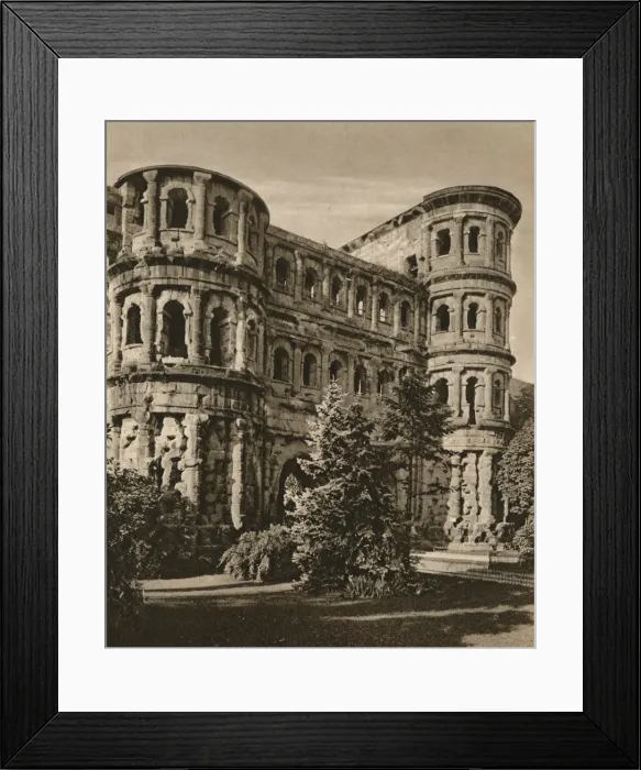 Framed Print : Trier. Porta Nigra, 1931. Artist: Kurt Hielscher Framed Print : Trier. Porta Nigra, 1931. Artist: Kurt Hielscher