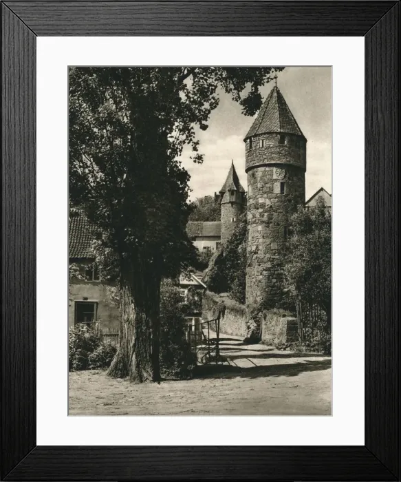 Framed Print : Fritzlar (Hessen), 1931. Artist: Kurt Hielscher Framed Print : Fritzlar (Hessen), 1931. Artist: Kurt Hielscher