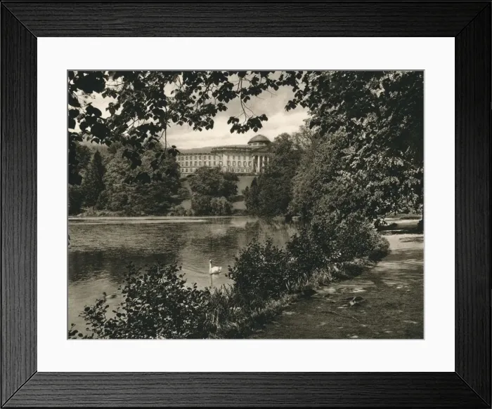 Framed Print : Kassel - Wilhelmshohe. Castle, 1931. Artist: Kurt Hielscher Framed Print : Kassel - Wilhelmshohe. Castle, 1931. Artist: Kurt Hielscher