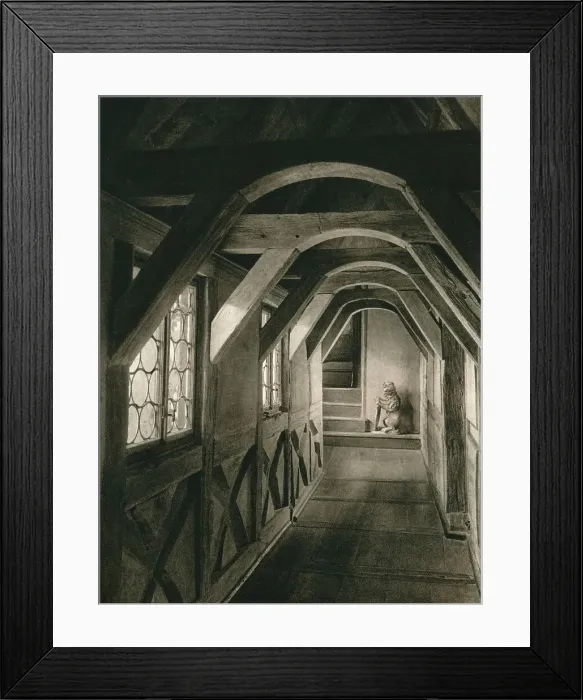 Framed Print : In the Wartburg, 1931. Artist: Kurt Hielscher Framed Print : In the Wartburg, 1931. Artist: Kurt Hielscher