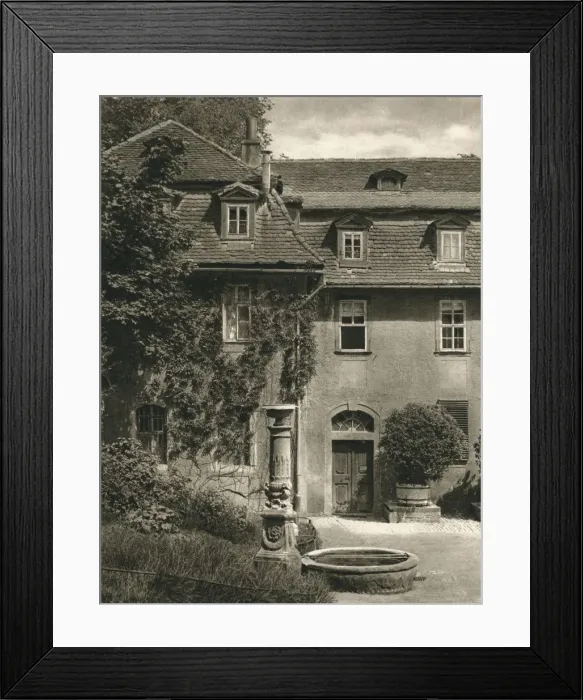 Framed Print : Weimar - Frau von Steins house, 1931. Artist: Kurt Hielscher Framed Print : Weimar - Frau von Steins house, 1931. Artist: Kurt Hielscher