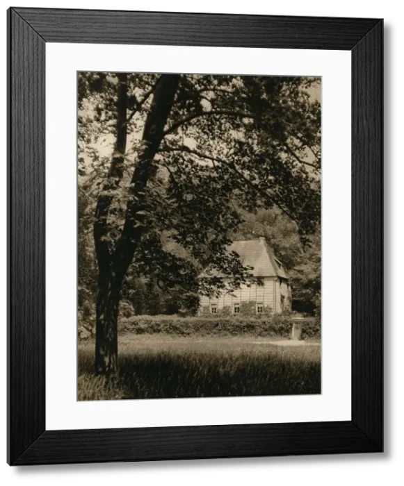 Framed Print : Weimar. Goethes Garden-house, 1931. Artist: Kurt Hielscher Framed Print : Weimar. Goethes Garden-house, 1931. Artist: Kurt Hielscher