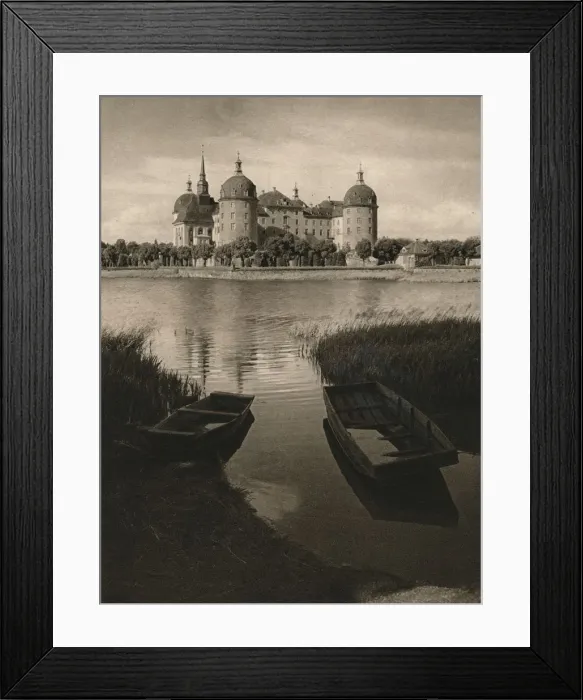 Framed Print : Moritzburg Castle near Dresden, 1931. Artist: Kurt Hielscher Framed Print : Moritzburg Castle near Dresden, 1931. Artist: Kurt Hielscher