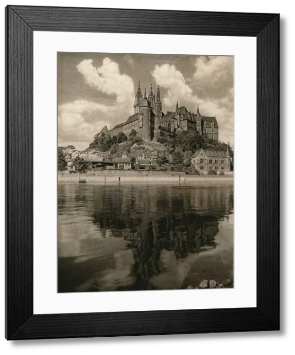 Framed Print : Meissen - Albrechtsburg, 1931. Artist: Kurt Hielscher Framed Print : Meissen - Albrechtsburg, 1931. Artist: Kurt Hielscher