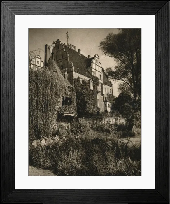Framed Print : Schloss Windischleuba, 1931. Artist: Kurt Hielscher Framed Print : Schloss Windischleuba, 1931. Artist: Kurt Hielscher