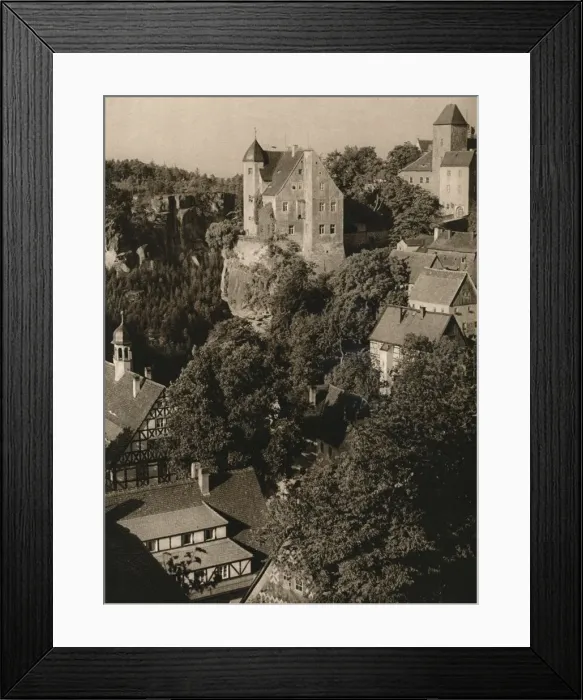 Framed Print : Hohnstein (Sachsiche Schweiz), 1931. Artist: Kurt Hielscher Framed Print : Hohnstein (Sachsiche Schweiz), 1931. Artist: Kurt Hielscher