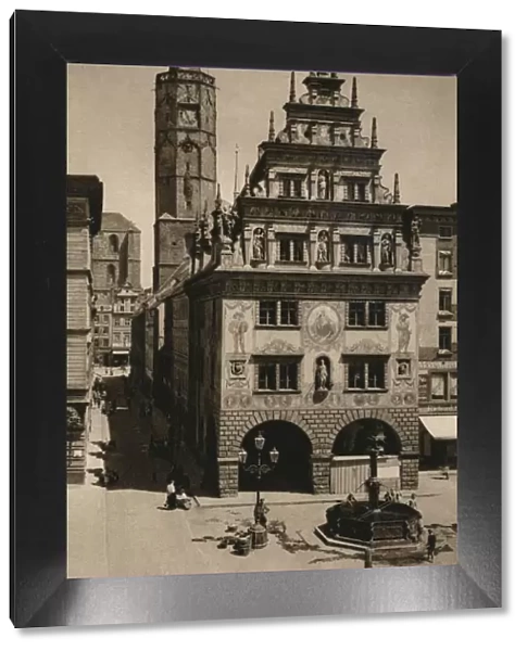 Nysa, Silesia, Poland (Schlesien) - Treasury and Town Hall tower, 1931. Artist: Kurt Hielscher