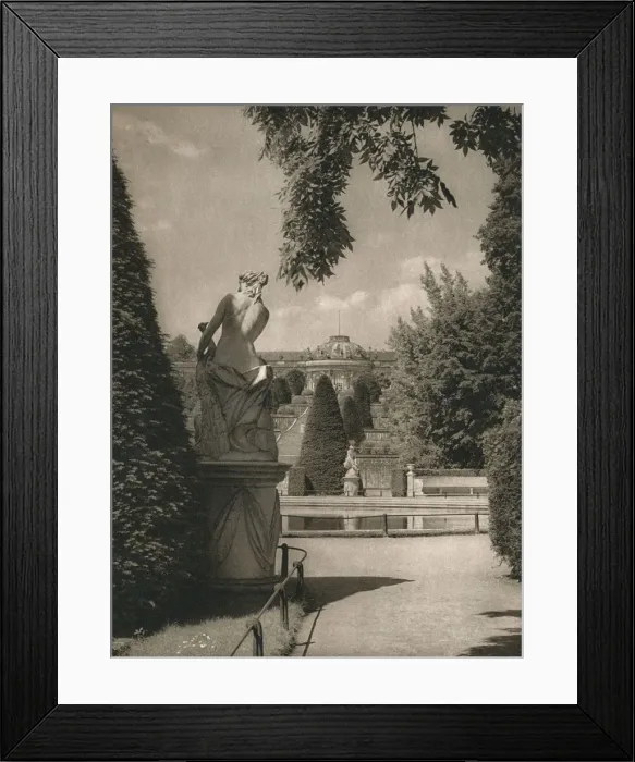 Framed Print : Sanssouci, 1931. Artist: Kurt Hielscher Framed Print : Sanssouci, 1931. Artist: Kurt Hielscher