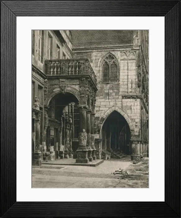 Framed Print : Munster (Westfalen). Stadtweinhaus - Rathaus, 1931. Artist: Kurt Hielscher Framed Print : Munster (Westfalen). Stadtweinhaus - Rathaus, 1931. Artist: Kurt Hielscher