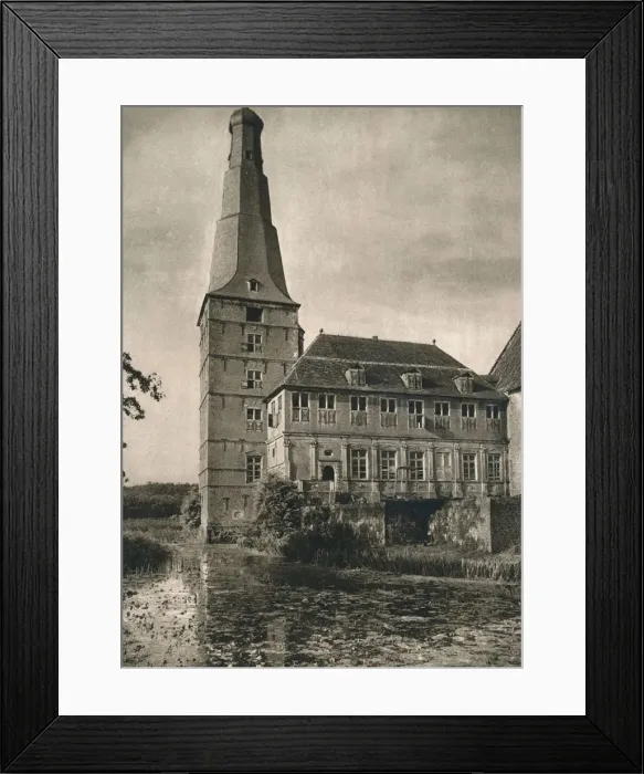Framed Print : Raesfeld (Westfalen). Wasserschlosz, 1931. Artist: Kurt Hielscher
