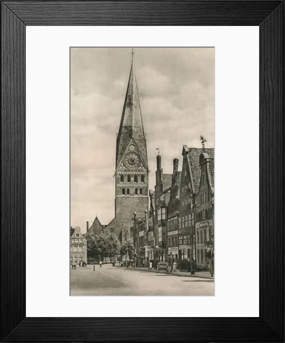 Framed Print : Luneburg Am Sand, 1931. Artist: Kurt Hielscher Framed Print : Luneburg Am Sand, 1931. Artist: Kurt Hielscher