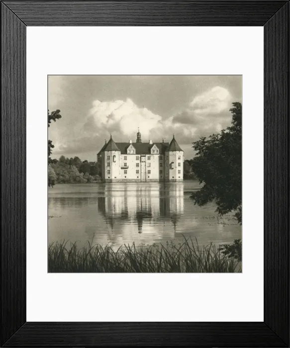Framed Print : Flensburg (Schlewsig) - Schloss Glucksburg, 1931. Artist: Kurt Hielscher Framed Print : Flensburg (Schlewsig) - Schloss Glucksburg, 1931. Artist: Kurt Hielscher