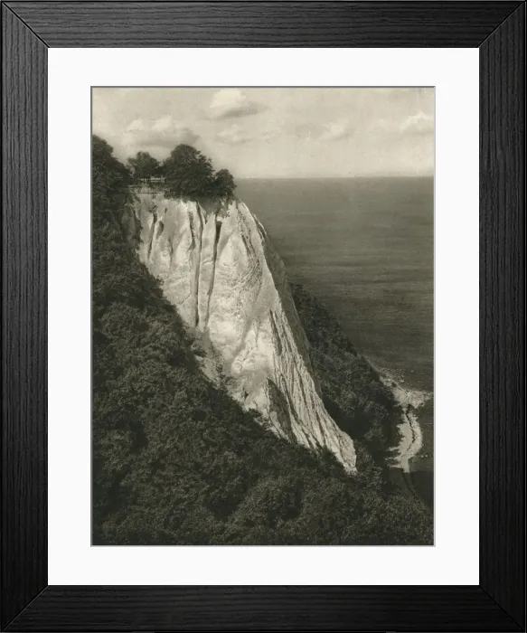 Framed Print : Rugen - Konigsstuhl, 1931. Artist: Kurt Hielscher Framed Print : Rugen - Konigsstuhl, 1931. Artist: Kurt Hielscher