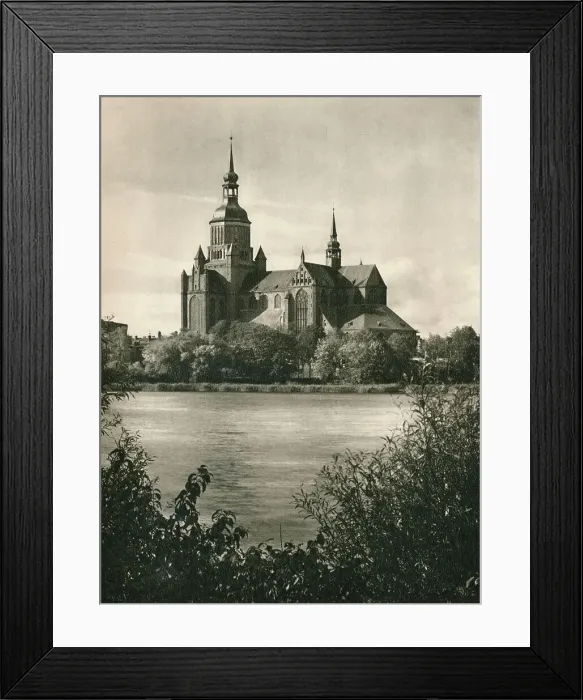 Framed Print : Stralslund - Marienkirche, 1931. Artist: Kurt Hielscher Framed Print : Stralslund - Marienkirche, 1931. Artist: Kurt Hielscher